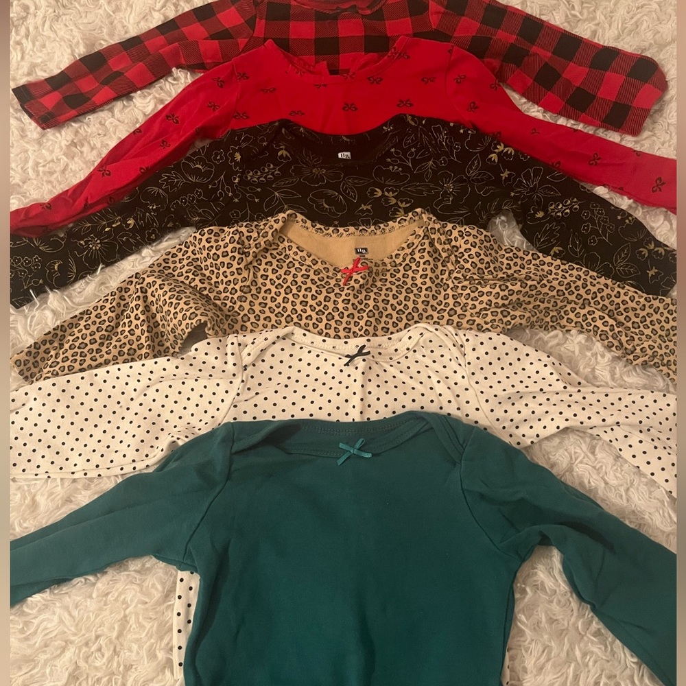 Holiday / winter long sleeve Onesie lot